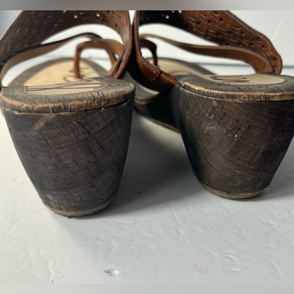 Sam Edelman | Nylee Brown Wedge Sandal size 9M - Picture 3 of 9